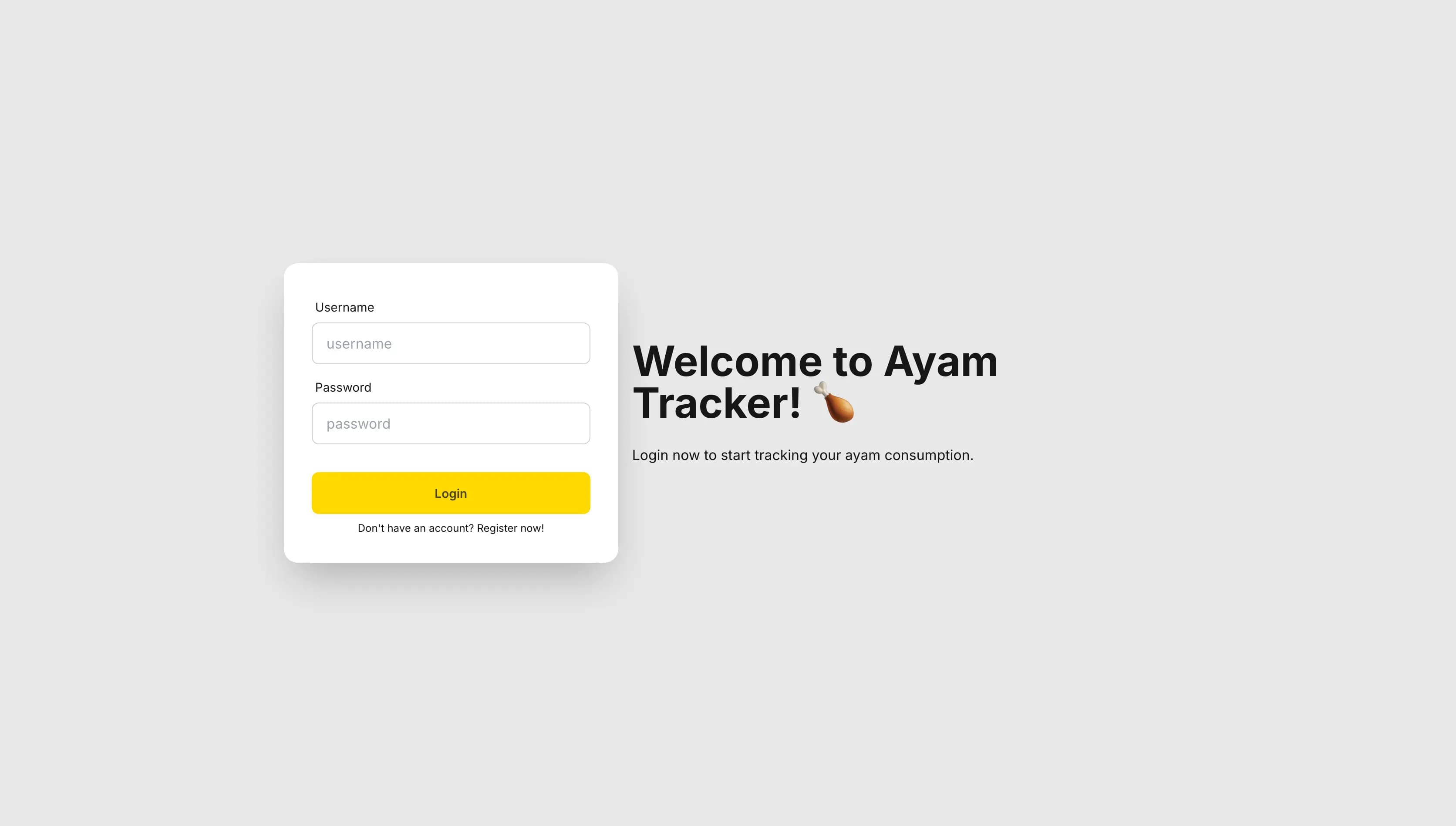 Ayam Tracker